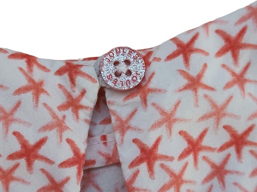 Joules Girls White and Red Sky Star Fish Geo Frilled Top and Shorts Size 4 - Picture 5 of 12