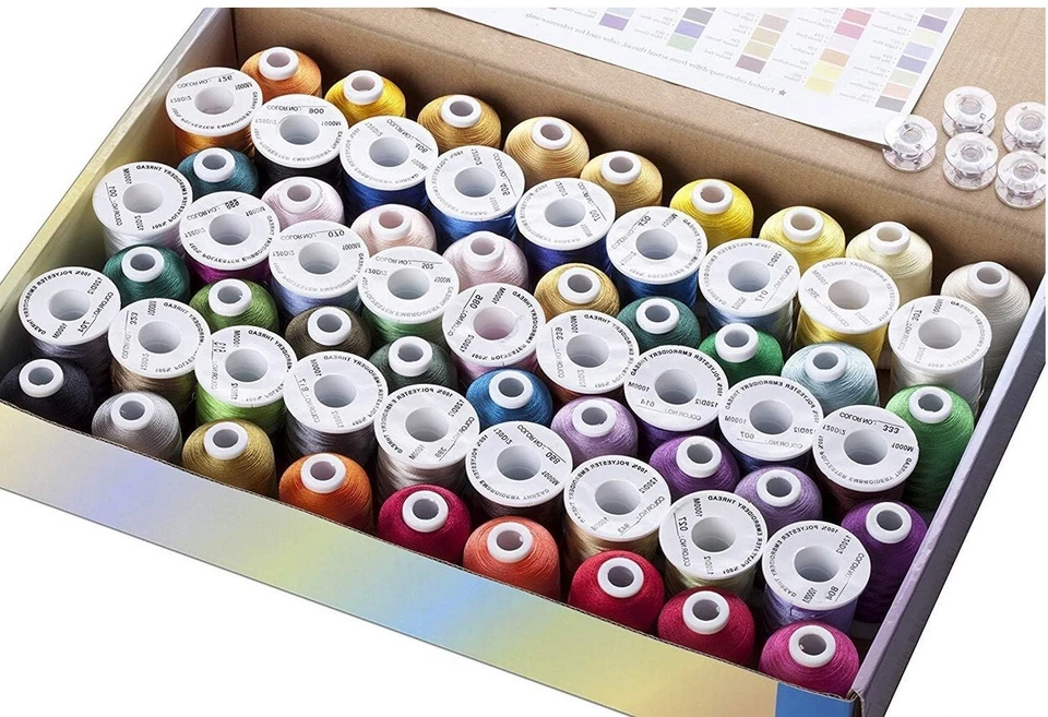 Simthread High Quality Embroidery Machine Threads Assorted Colours All Kinds x63 - Image 3 of 4