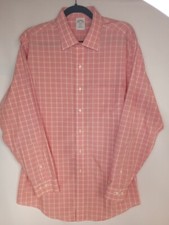 Brooks Brothers 346 Slim Fit Men's Long Sleeve Dress Shirt 16.5 - 4/5