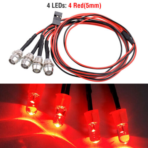 RC LED Light Set Kits for 1/18 1/12 1/10 1/8 1/5 RC Car Traxxas HSP SCX10 Tamiya - Picture 29 of 47