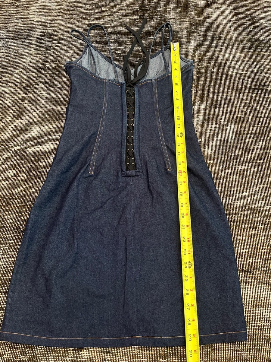 dolce and gabbana lace up denim dress Dolce&Gabbana Women's Denim Dresses for Women for sale