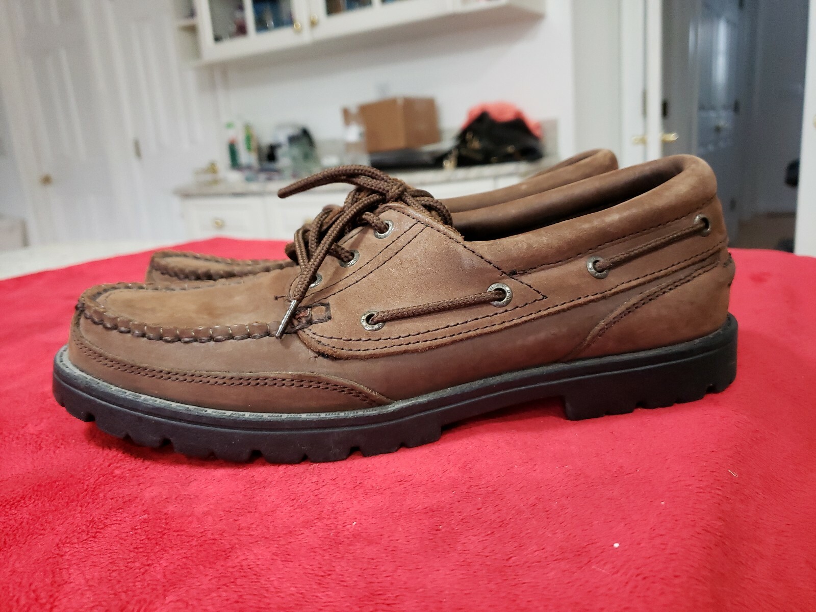 Cherokee Men's Moccasin Leather Shoes 