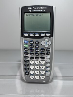 Texas Instruments TI-84 Plus Silver Edition Graphing Calculator TESTED