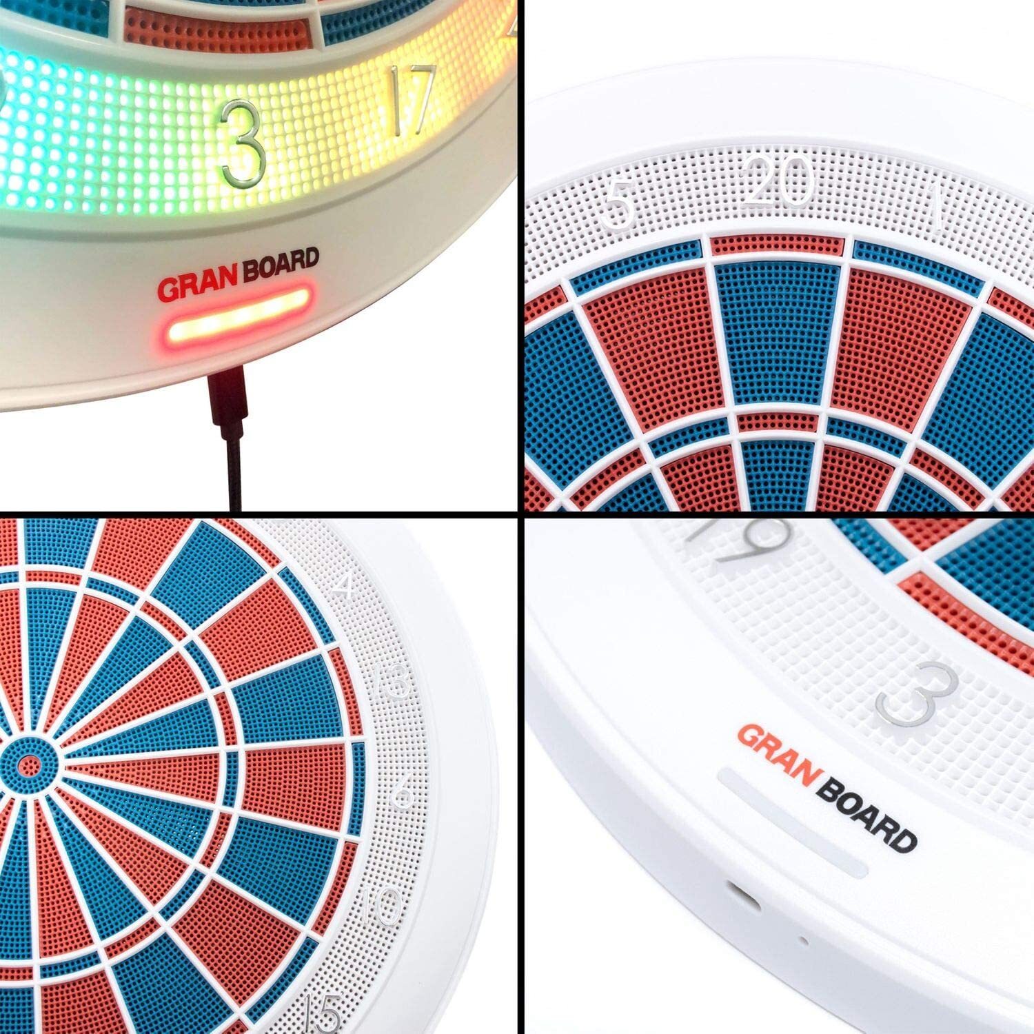 GRAN DARTS Gran board 132 White LED Bluetooth Dartboard 13.2 | eBay