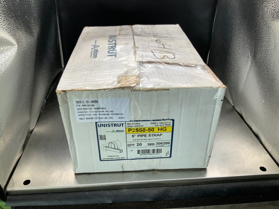 (20) Unistrut P2558-50 HG Galvanized Pipe Strap 5