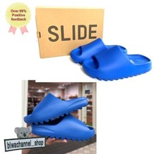 Adidas Yeezy Slide Azure ID4133 Blue US5-US13 With Box Release June 1, 2023