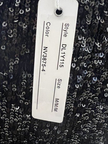 Spense Women's Black Sequined Skirt Size M New With Tags NWT - Picture 10 of 11