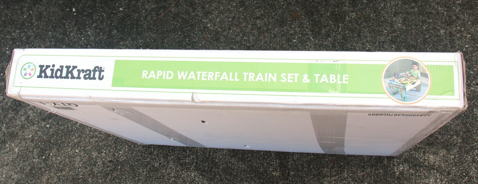 kidkraft rapid waterfall train set & table