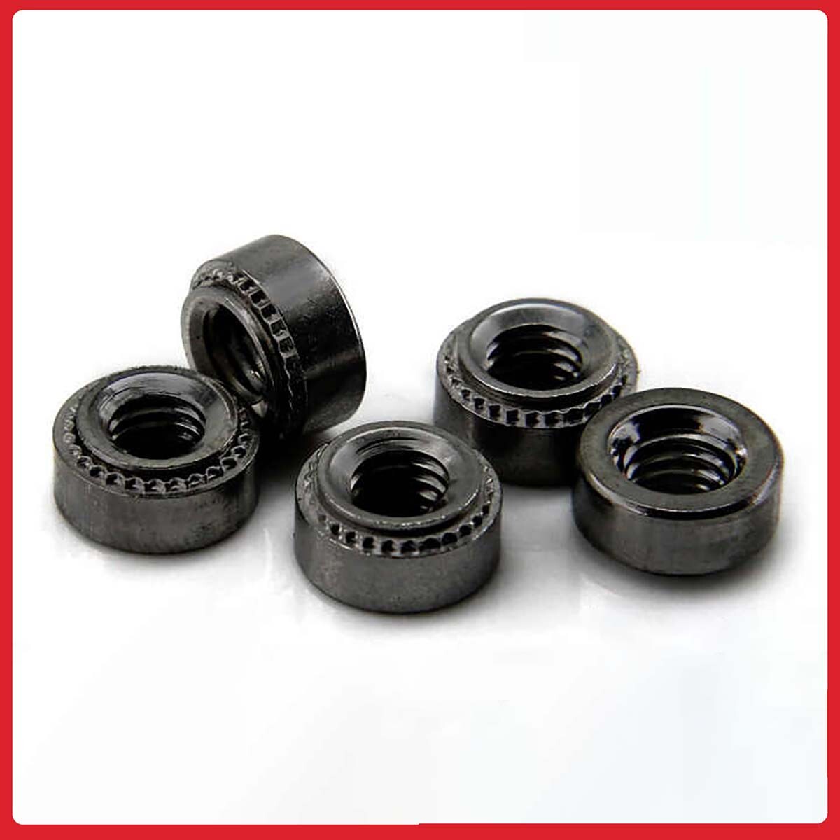 Genuine Lift-The-Dot Sockets & Clinch Plates - 10 Sets Nickel Plated Brass