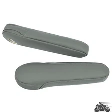 Fit For Honda Odyssey 2005-2010 Synthetic Leather Front Seat Armrest Cover Gray