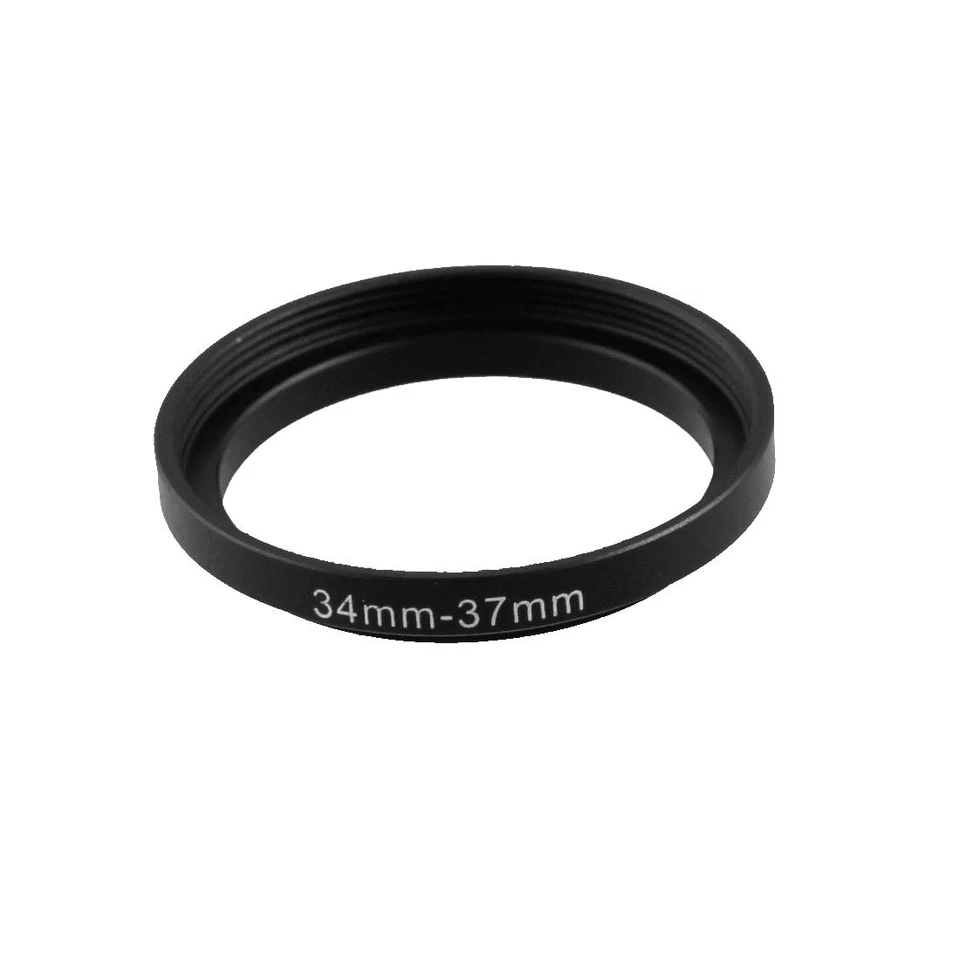 Camera 34mm Lens to 37mm Accessory Step Up Adapter Ring 34mm-37mm Black - Image 2 of 2
