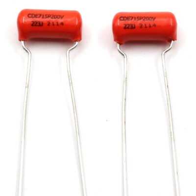 Orange Drop Capacitor - .022uf/200v - 715P, Polypropylene, 5% Tolerance (2x)