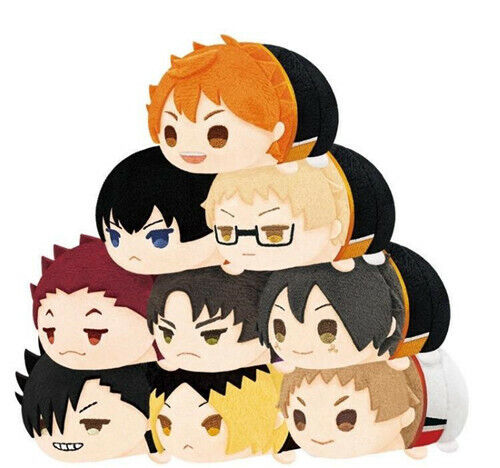 Boneco de Pelúcia Anime Volêi Haikyuu - Kageyama, Hinata e Oikawa