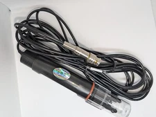 Industrial PH Electrode with BNC connector 1" NPT fitting for in-line mounting