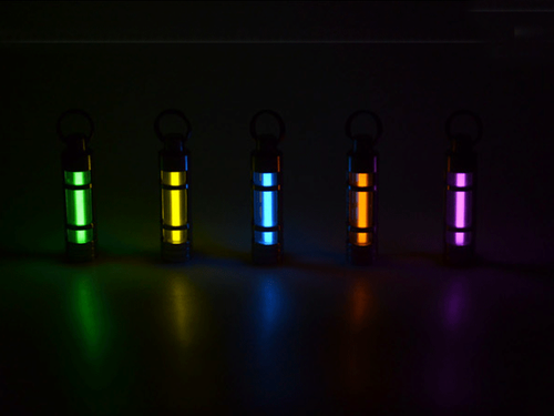 1pc 3x22.5mm Glass Tube w/ Titanium Enclosure Night Luminous 25 Years Lamp Tube - Picture 19 of 28