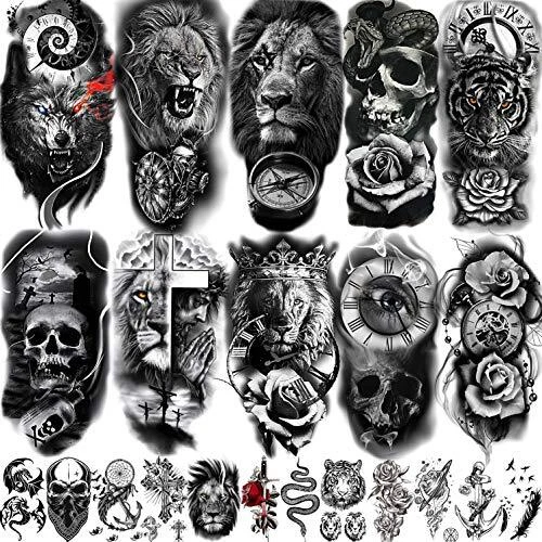 Glitter Fake Tattoo Kits Templates Flash Temporary Tattoo Kits Party Kids  Adult Face Body Painting Art Tool Set Christmas Gift