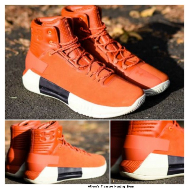 under armour basketball shoes orange