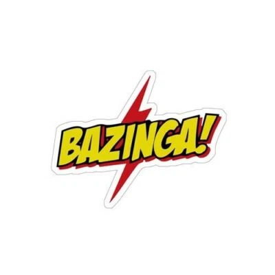 POPART Bazinga Big Bang Theory Sticker