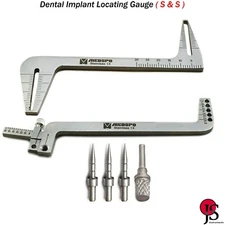 Dental Implant Locating Guide Surgical Positioning Locator Ruler Gauge