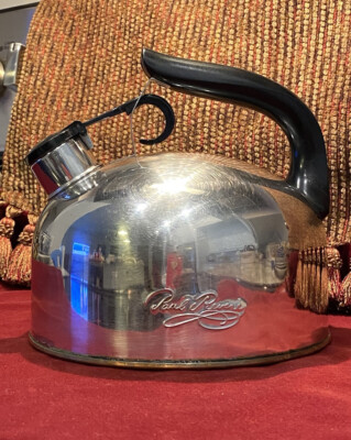 Revere Ware Paul Revere Made in Korea Whistling Tea Kettle Copper