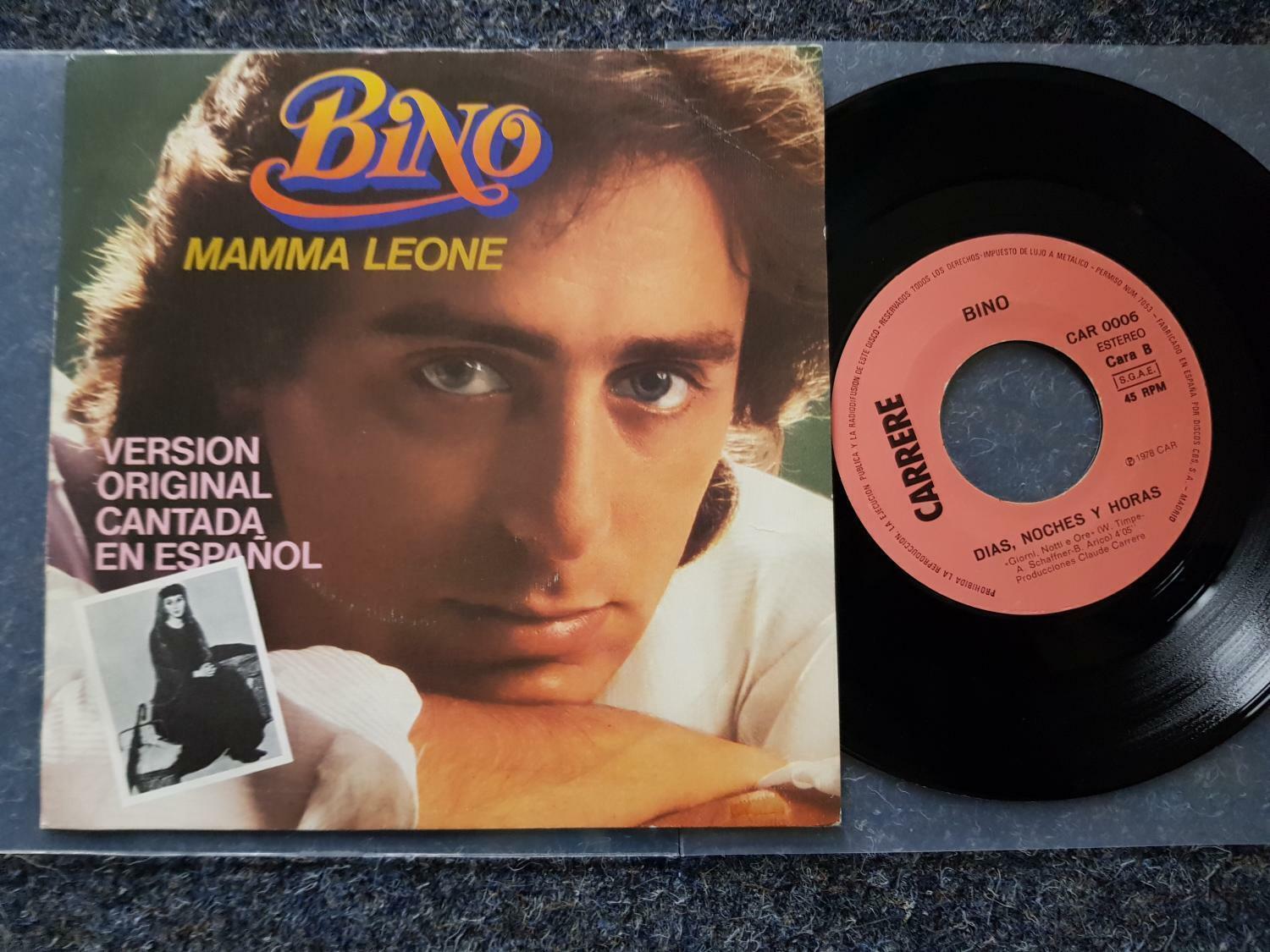 7"" Single Vinyl Bino - Mamma/ Mama Leone SUNG IN SPANISH