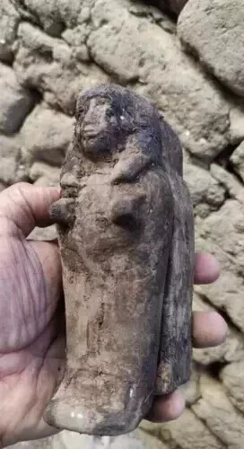 Rare funerary coffin With mummy mask : Authentic Ancient Egyptian Antiquities BC - Bild 3 von 8
