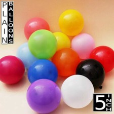 Pack of 100 18" 12" 10" 5" Plain/Pearl LATEX BALLOONS helium BALOON Party BALLON