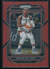 Riquna Williams 2023 Panini Prizm WNBA Red Prizm /199 #128