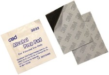 Summit Interior Mirror Adhesive Pads Kit With Cleaning Wipe - Pack of 2 