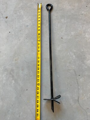 Shelter Logic Ground Screw Hold Down Earth Anchor 30 Inch