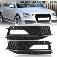 S-Line Bumper Fog Light Cover Grille Frame For Audi A4 S4 2013 2014 2015 2016