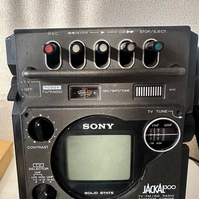 Sony FX-300 Jackal TV Cassette Radio Boombox Vintage Jackal 300