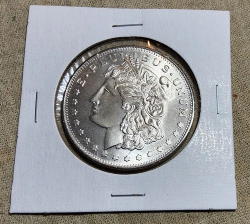 1 TROY OZ. .999 FINE SILVER BULLION ROUND COIN MORGAN E. PLURIBUS UNUM DOLLAR BU