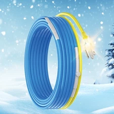 120V 5W/Ft YeloDeer Heat Trace – Self-Regulating with Thermostat, Anti-Freeze