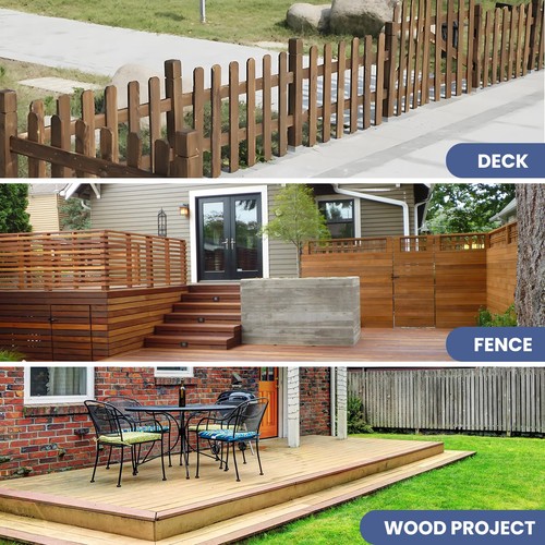 #10 Tornillos para cubierta 4 pulgadas Tornillos para madera para terraza exterior de alta resistencia Torx D... - Imagen 7 de 7