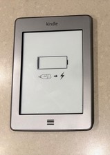 As-is Bad Battery Amazon Kindle Touch 4th Generation 4GB, Wi-Fi, 6in - Silver