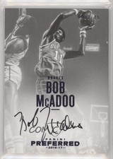 2016-17 Panini Preferred Auto Purple 23/49 Bob McAdoo #130 Auto HOF 8s5