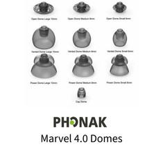 Phonak Audéo M Marvel & Unitron Hearing Aids 4.0 Domes 10 Pack - all sizes