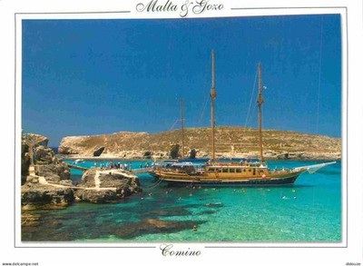 Postcard - Malta - Gozo - Comino island - Boats - CPM - See Scans Recto-