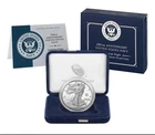 250th Anniversary US Navy American Eagle One Ounce Silver Proof Coin In Hand