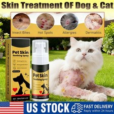 2025 New Pet Skin Treatment Spray for Dogs  Cats -Nature Soothing Solution 50ML