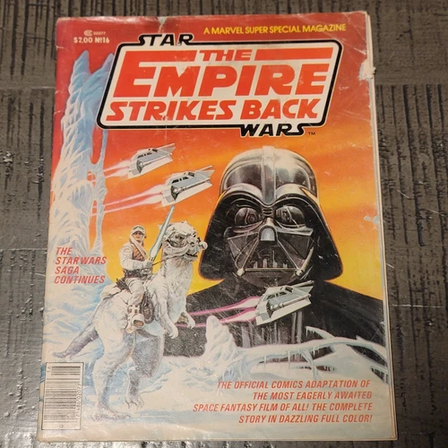 Vintage Star Wars The Empire Strikes Back Marvel Super Special Magazine #16 1980