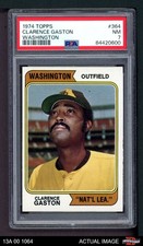 1974 Topps #364 Cito Gaston WASHINGTON NAT'L LEA. NATL LEA VARIATION PSA 7 - NM