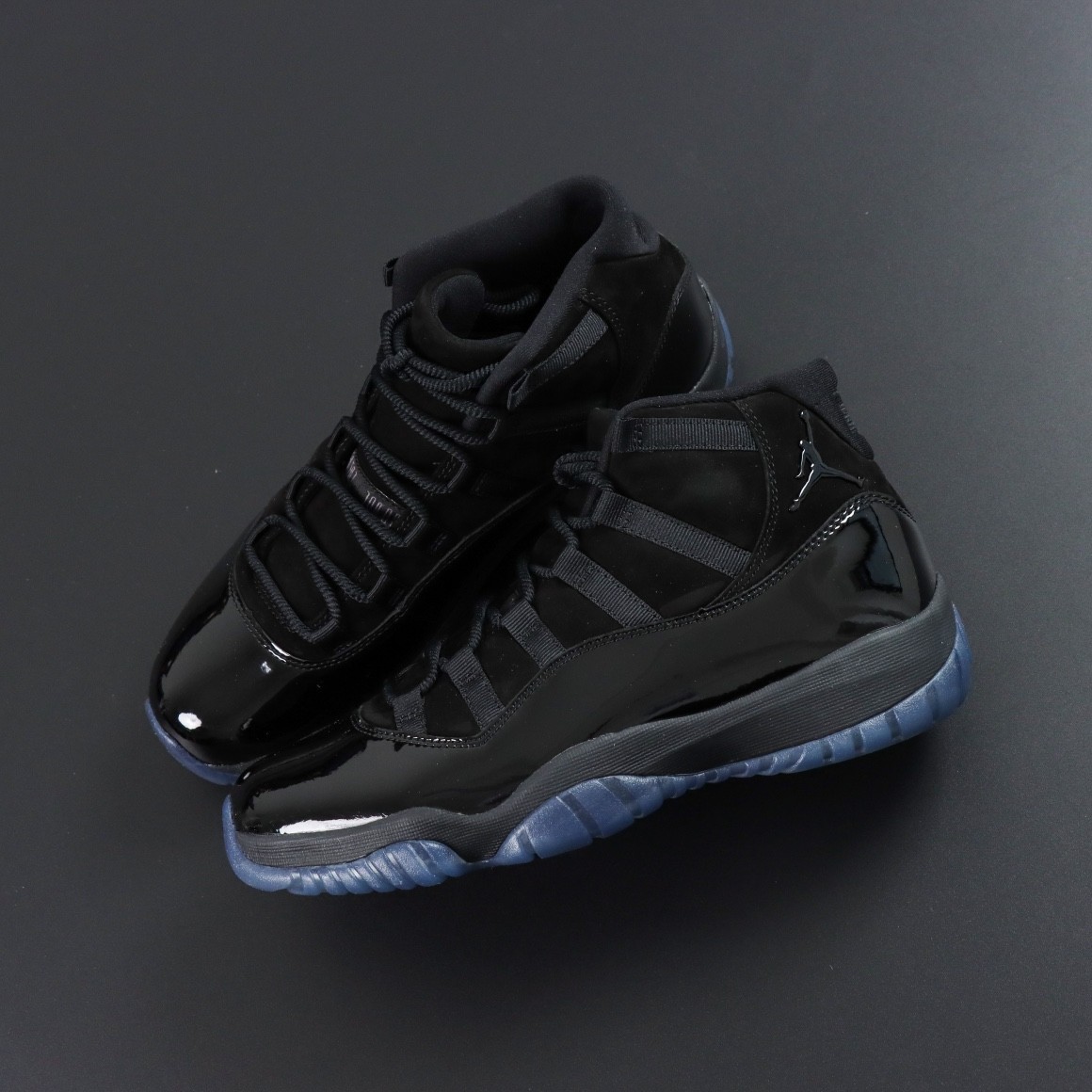 Jordan 11 Retro Black on Black Sneakers Patent Suede Size 13 Men  136046-000 Jordan 11 Retro  main image 3