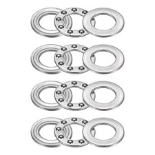 4Pcs F8-14M Thrust Ball Bearings, 8mm x 14mm x 4mm Single Row Roller