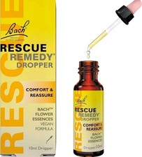 Bach Rescue Remedy Dropper Comfort &Reassure Flower Essence BBMay 2030 /NO BOX