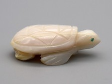 Shell Zuni Turtle Fetish By An Unknown Carver