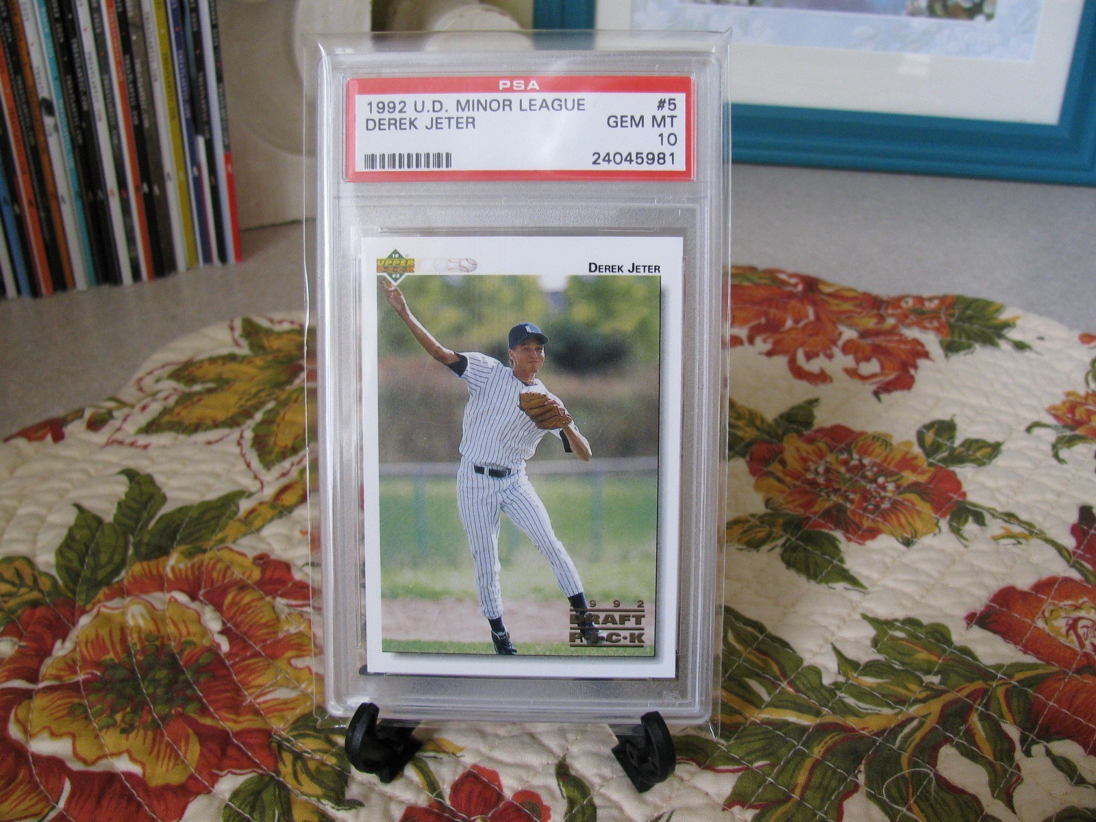 1992 Upper Deck Minor League Baseball Derek Jeter Rookie Card #5 PSA-10 Gem