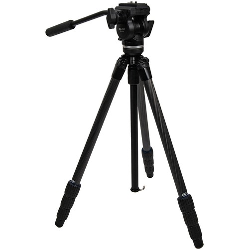 Slik PRO CF-634SVH-520 KIT SVH-520 Fluid Video Head w/ Carry Case Carbon Fiber - Picture 2 of 16