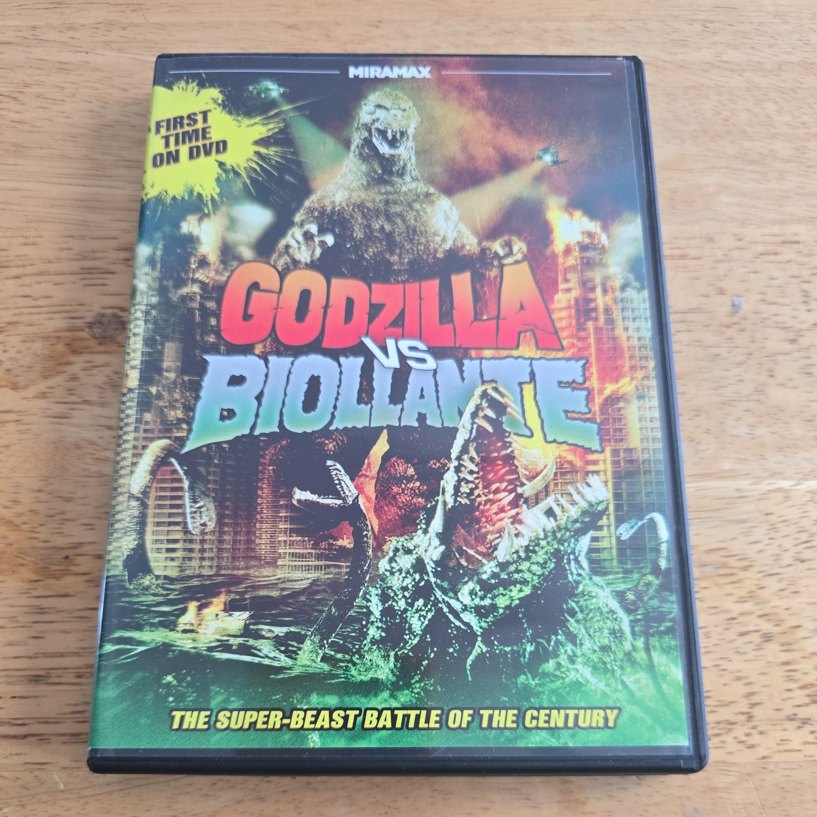 Godzilla Vs Biollante 2014 Miramax DVD Region 1 Tested Works